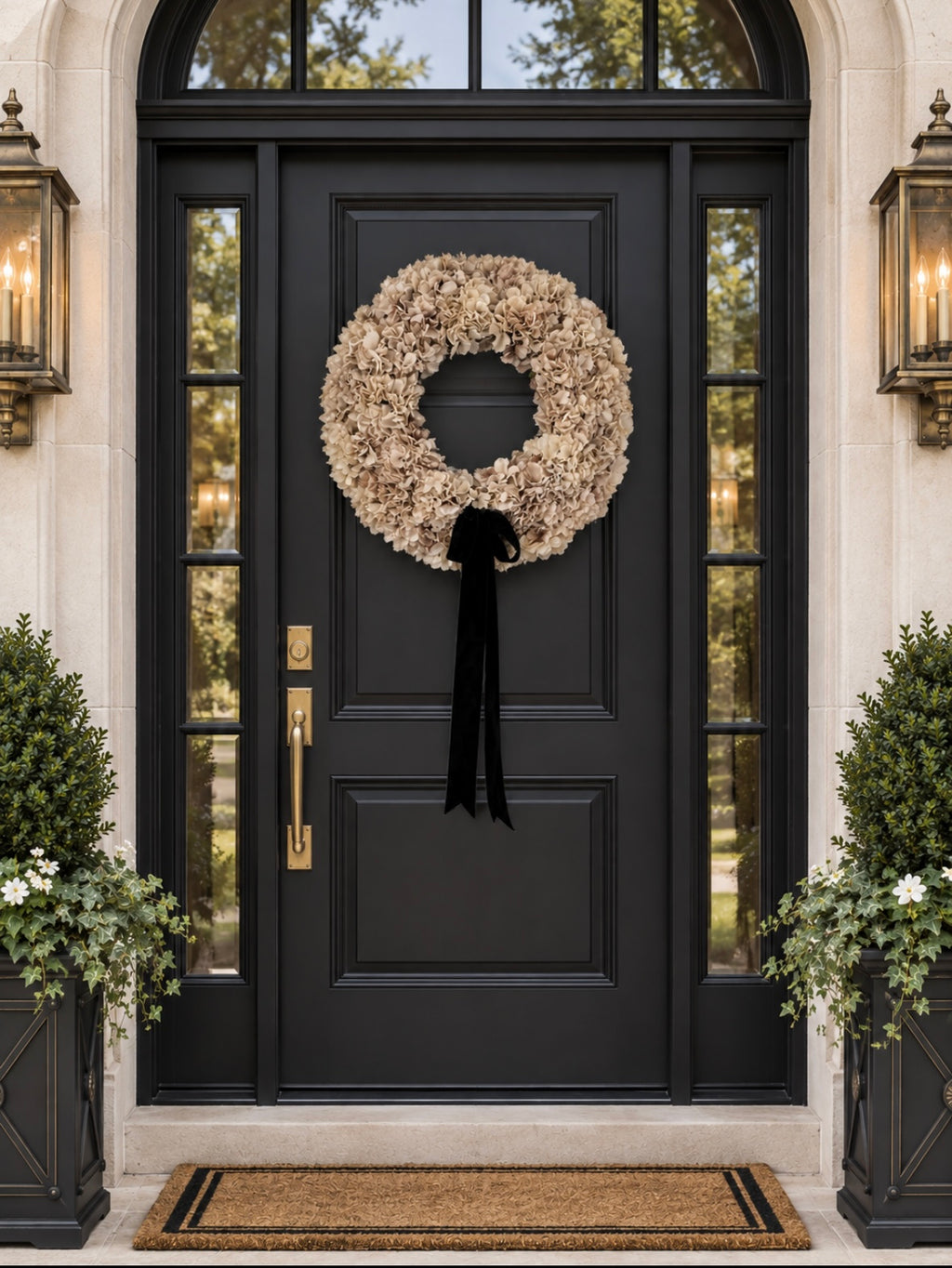 Hyrangea wreath
