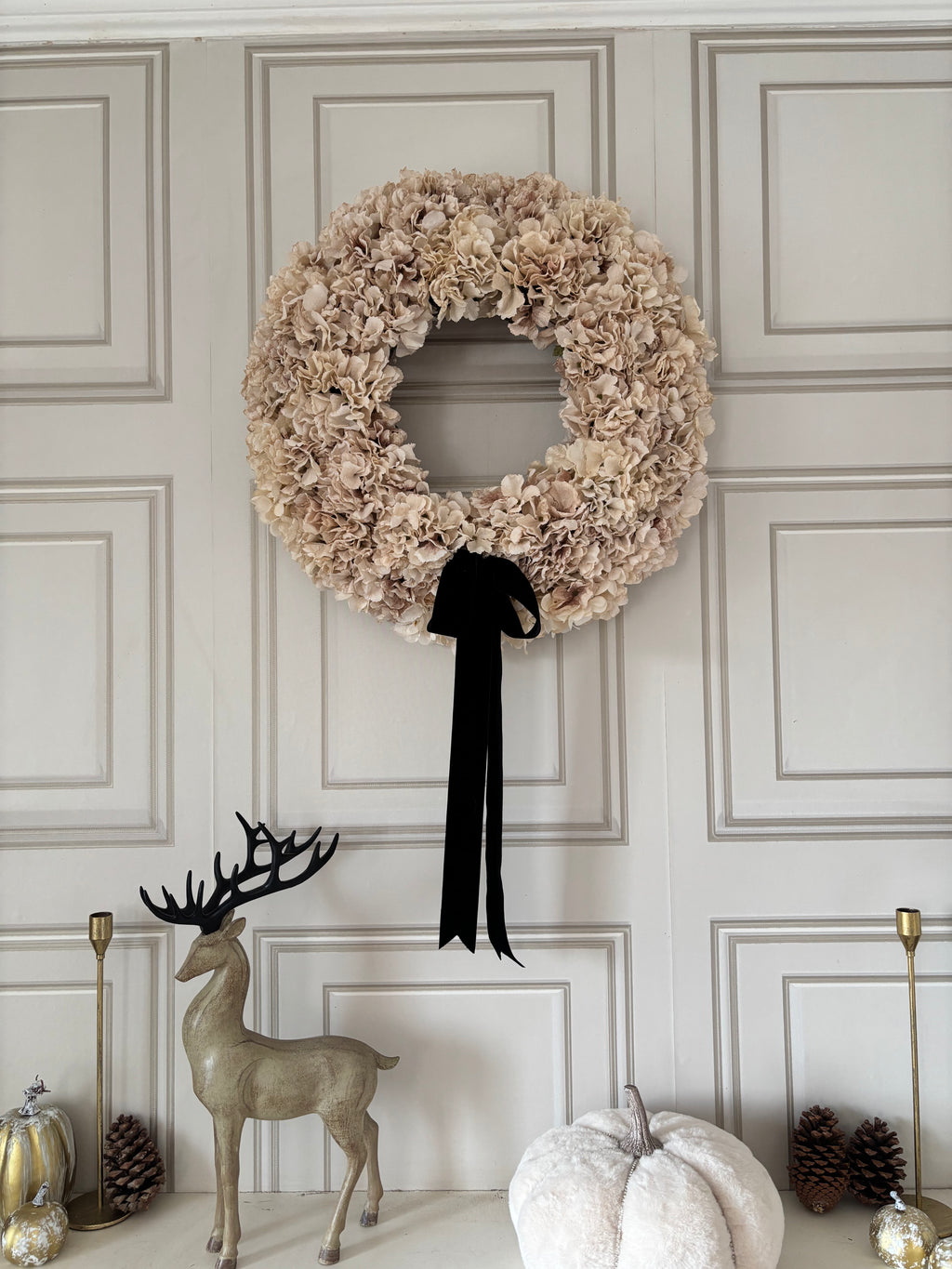 Hyrangea wreath